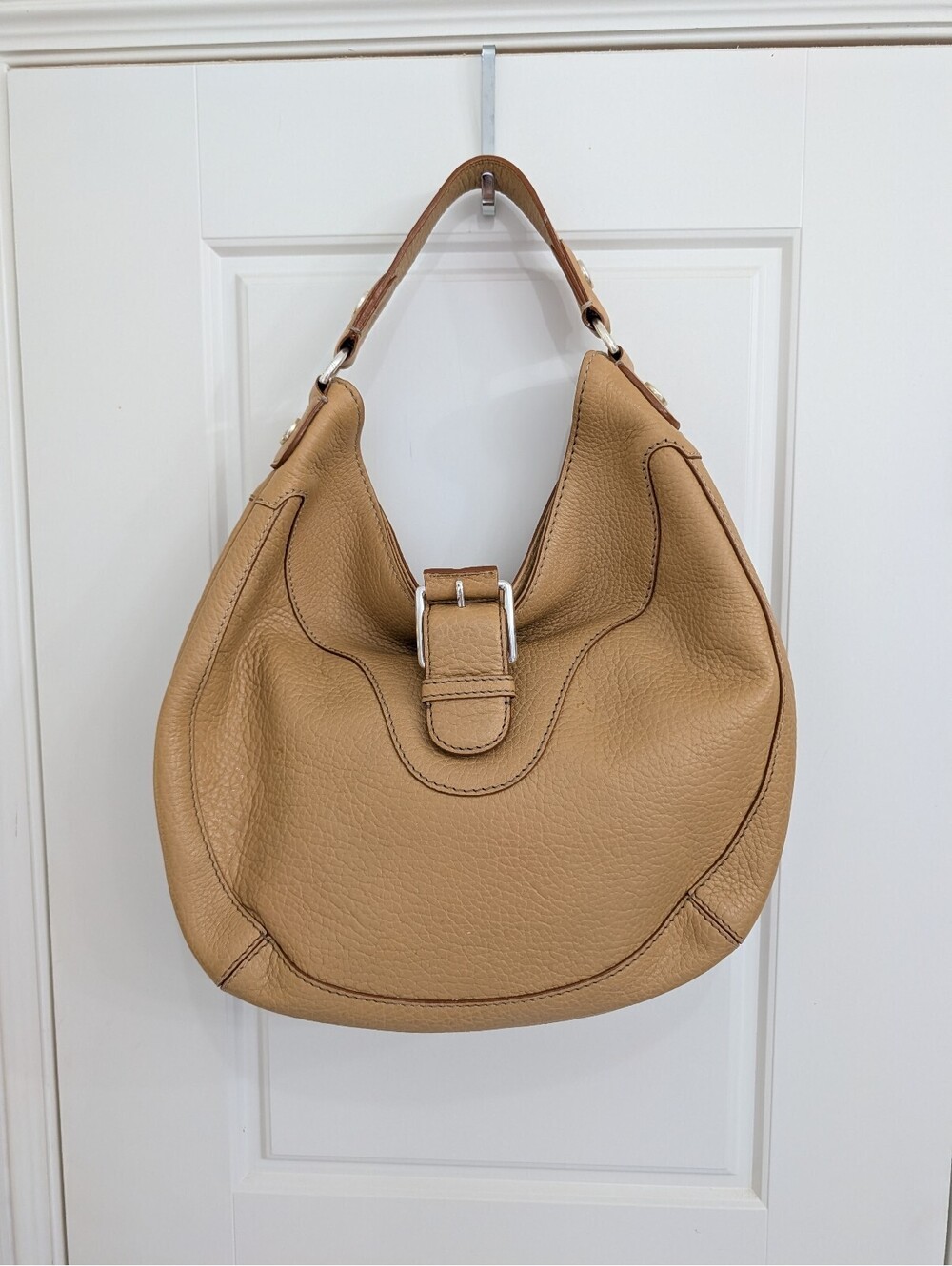 Michael Kors Lillian pebbled leather hobo bag